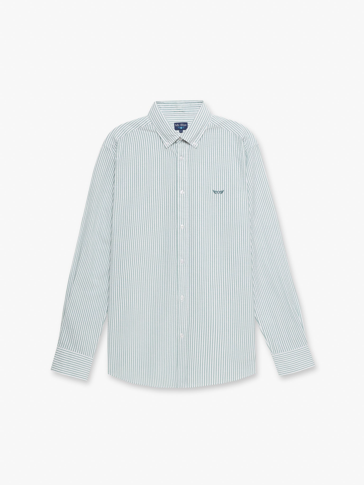 CAMISA VERDE MANGA COMPRIDA REGULAR FIT MR. BLUE