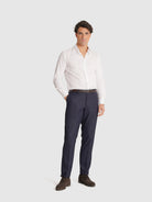 CAMISA SARGA BLANCA MANGA LARGA CLASSIC FIT MR. AZUL