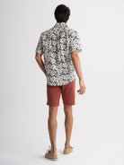 Camisa Regular Fit Lino Gris Mr. Blue