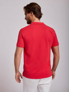 POLO ROJO MANGA CORTA REGULAR FIT MR. AZUL