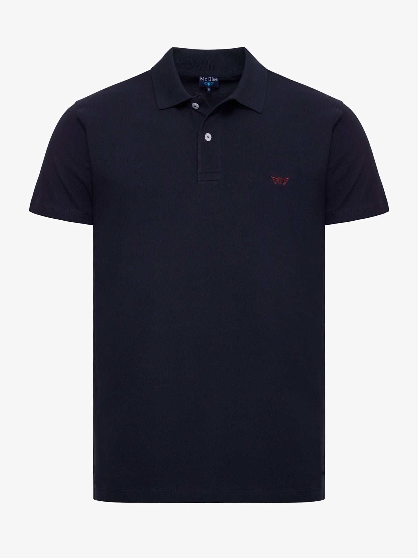 POLO AZUL MANGA CORTA REGULAR FIT MR. AZUL