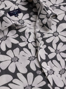 Camisa Regular Fit Lino Gris Mr. Blue