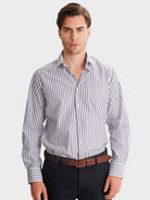 CAMISA MR AZUL SLIM FIT. AZUL