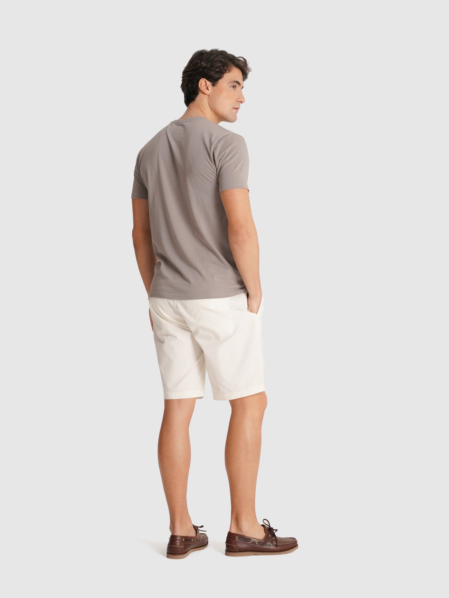 CAMISETA MANGA CORTA GRIS REGULAR FIT MR. AZUL