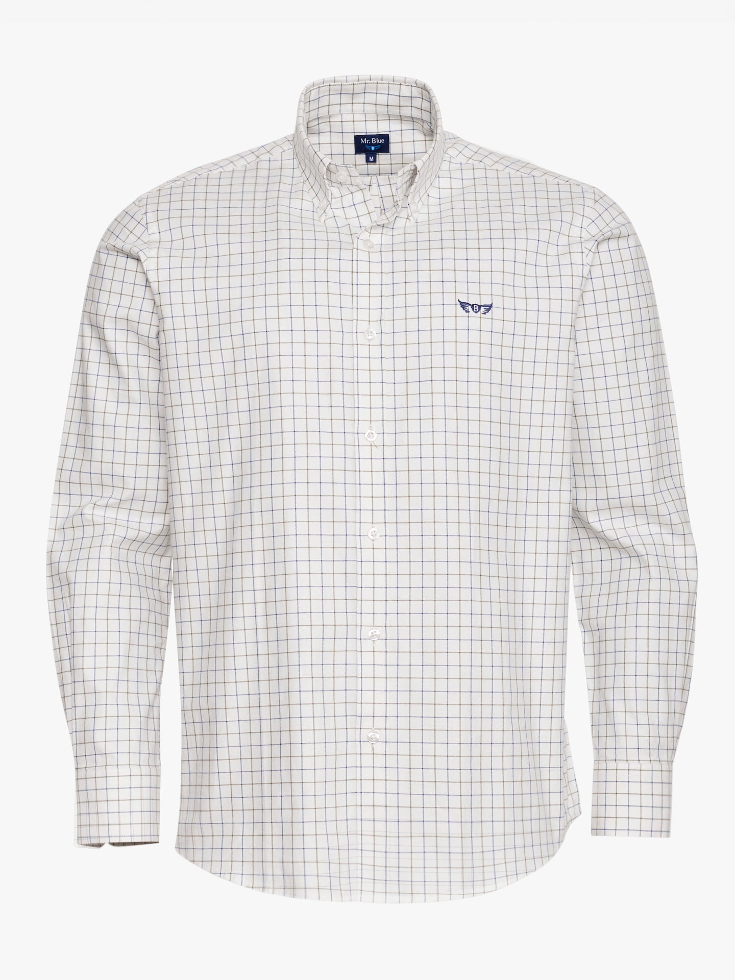 CAMISA MR BLANCA REGULAR FIT. AZUL