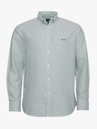 CAMISA ALGODÓN VERDE MANGA LARGA REGULAR FIT MR. AZUL