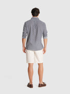 CAMISA CRUDO MANGA LARGA REGULAR FIT MR. AZUL