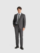 GRAY SUIT LONG SLEEVE REGULAR FIT MR. BLUE