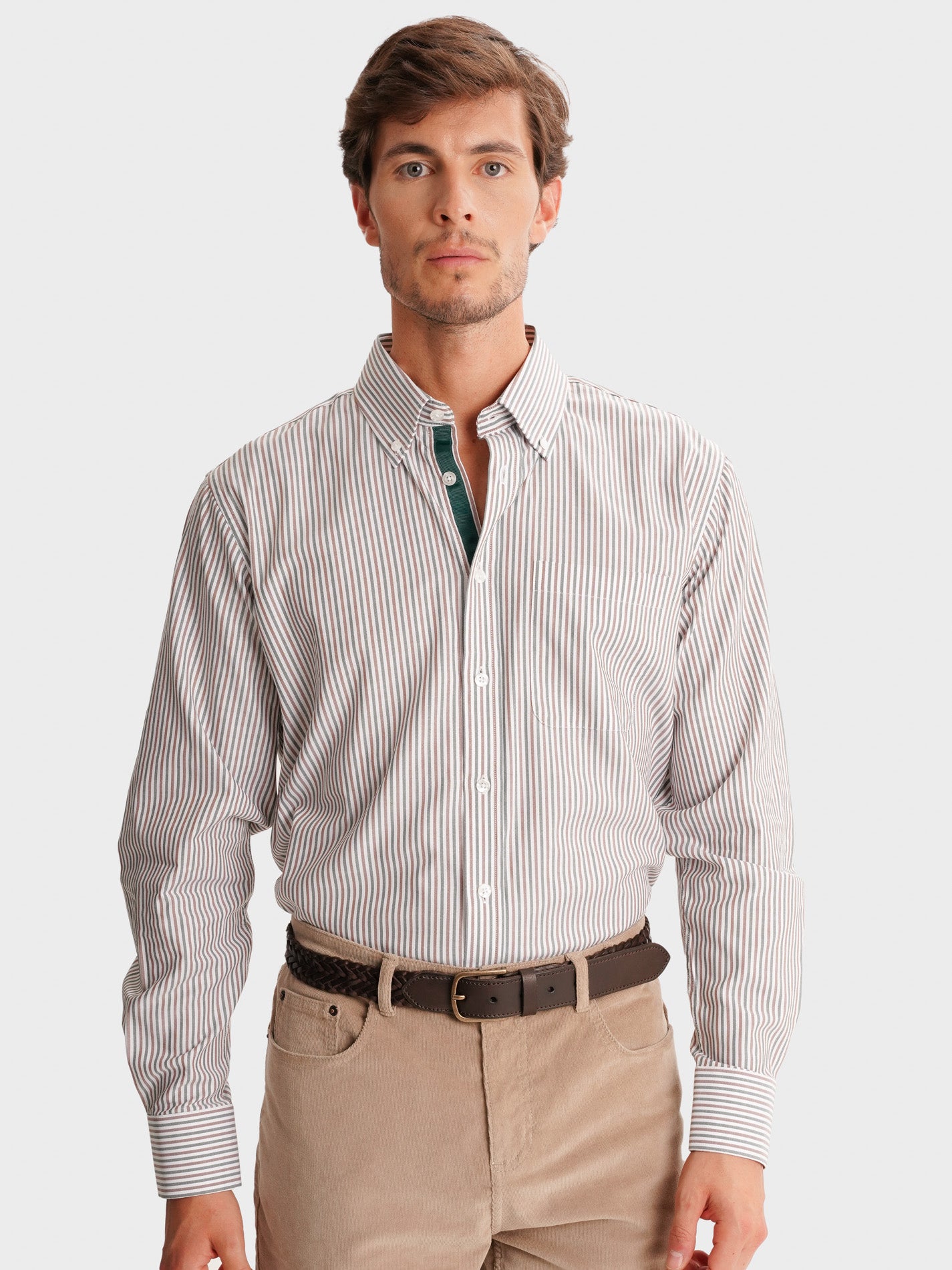 CAMISA MR VERDE REGULAR FIT. AZUL