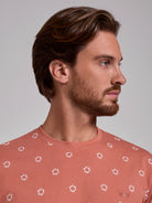 PINK COTTON T-SHIRT SHORT SLEEVE REGULAR FIT MR. BLUE