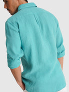 CAMISA SASTRERÍA MANGA LARGA AZUL MARK BELLUCCI