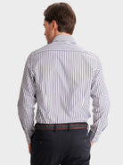 CAMISA MR AZUL SLIM FIT. AZUL