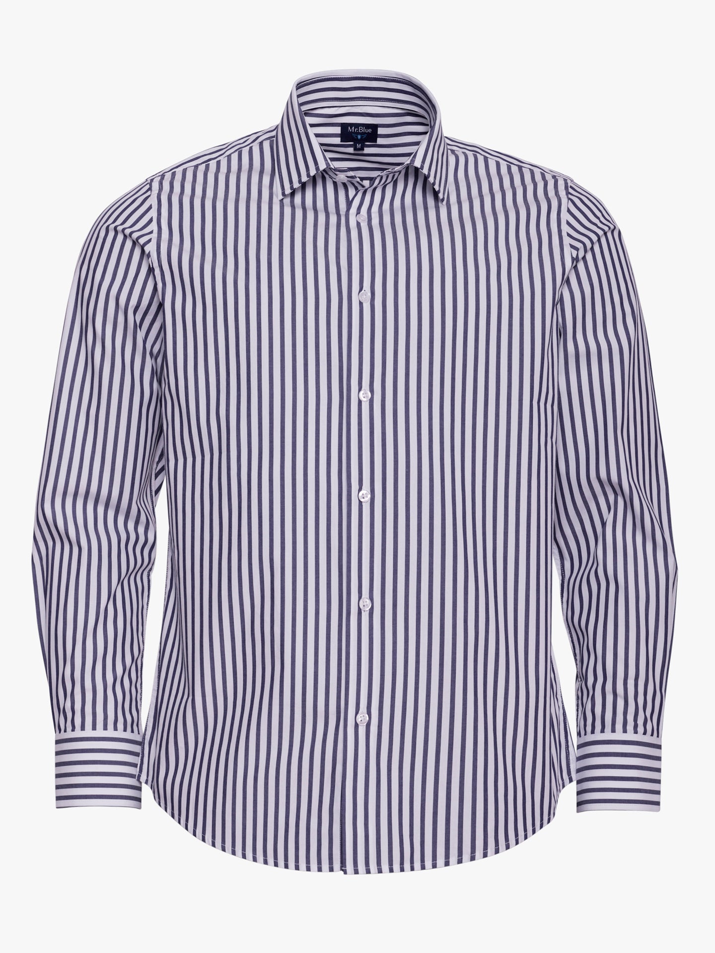 CAMISA MR AZUL SLIM FIT. AZUL