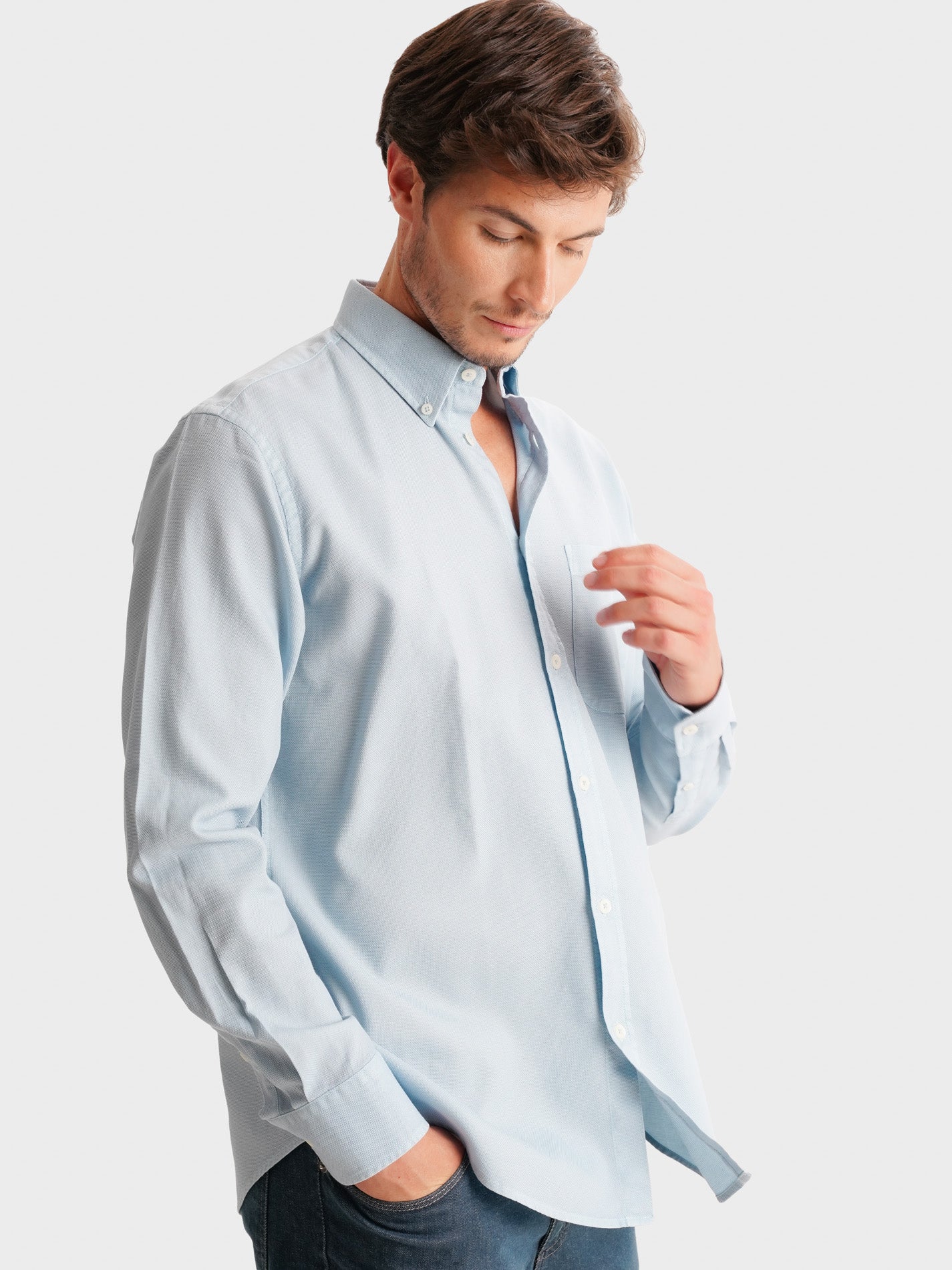 CAMISA MR AZUL REGULAR FIT. AZUL