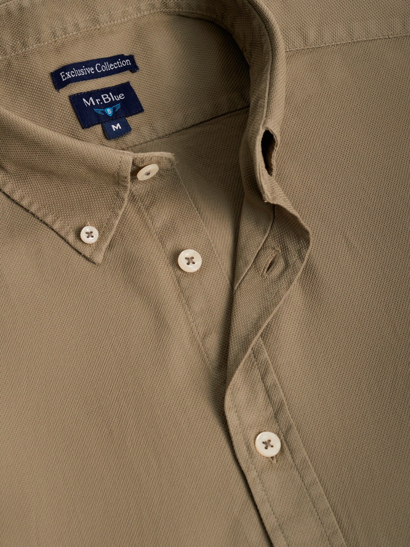 CAMISA MR VERDE REGULAR FIT. AZUL
