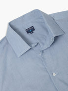 FIL-A-FIL BLUE LONG SLEEVE SLIM FIT MR SHIRT. BLUE