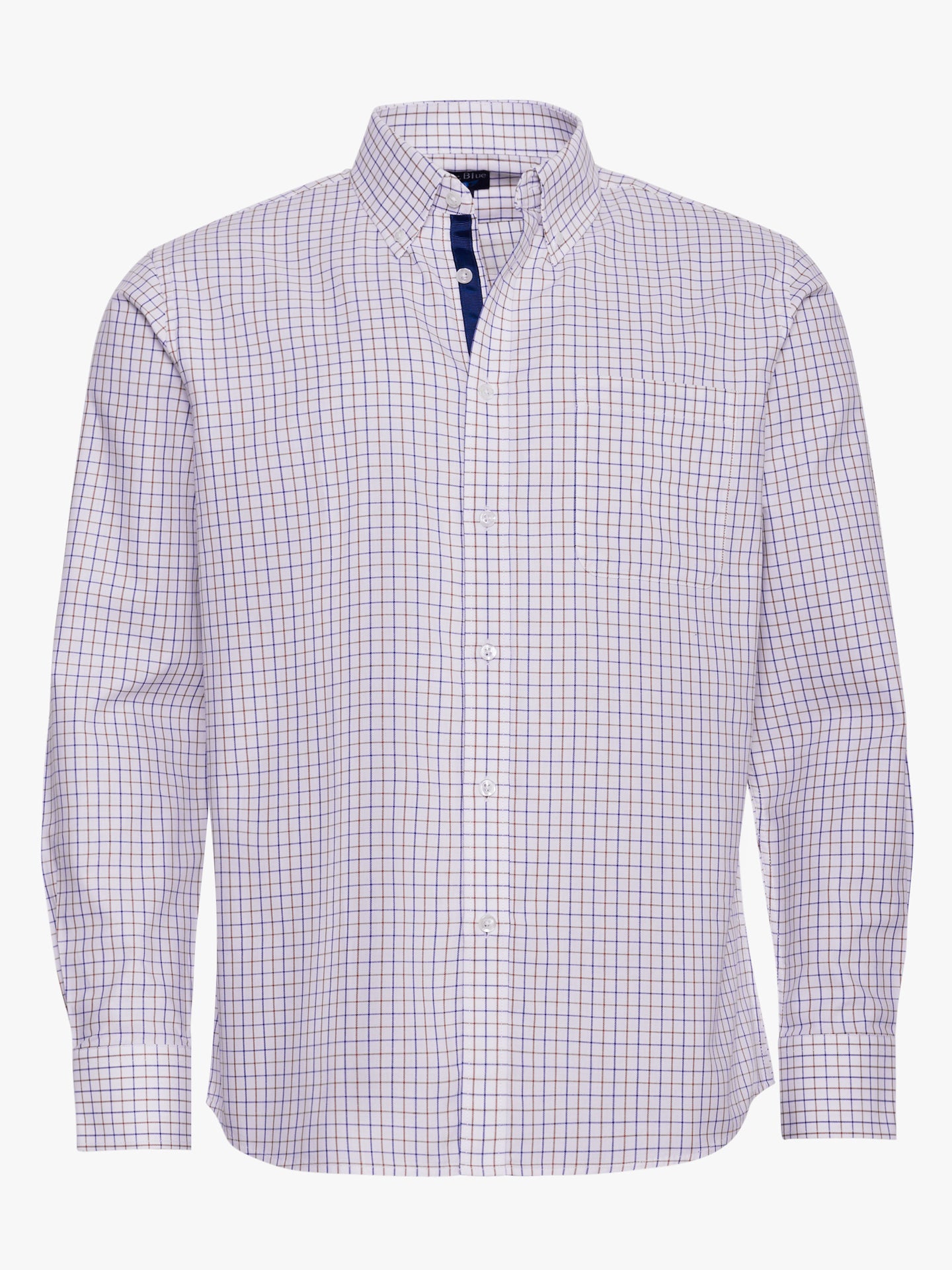 CAMISA MR BLANCA REGULAR FIT. AZUL