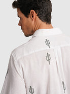 CAMISA CRUDA MANGA CORTA REGULAR FIT MR. AZUL