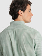 GREEN SHIRT SHORT SLEEVE REGULAR FIT MR. BLUE