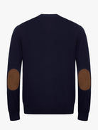 BLUE COTTON PULLOVER LONG SLEEVE REGULAR FIT MR. BLUE