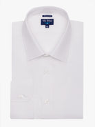 CAMISA DE ALGODÓN BLANCA MANGA LARGA CLASSIC FIT MR. AZUL