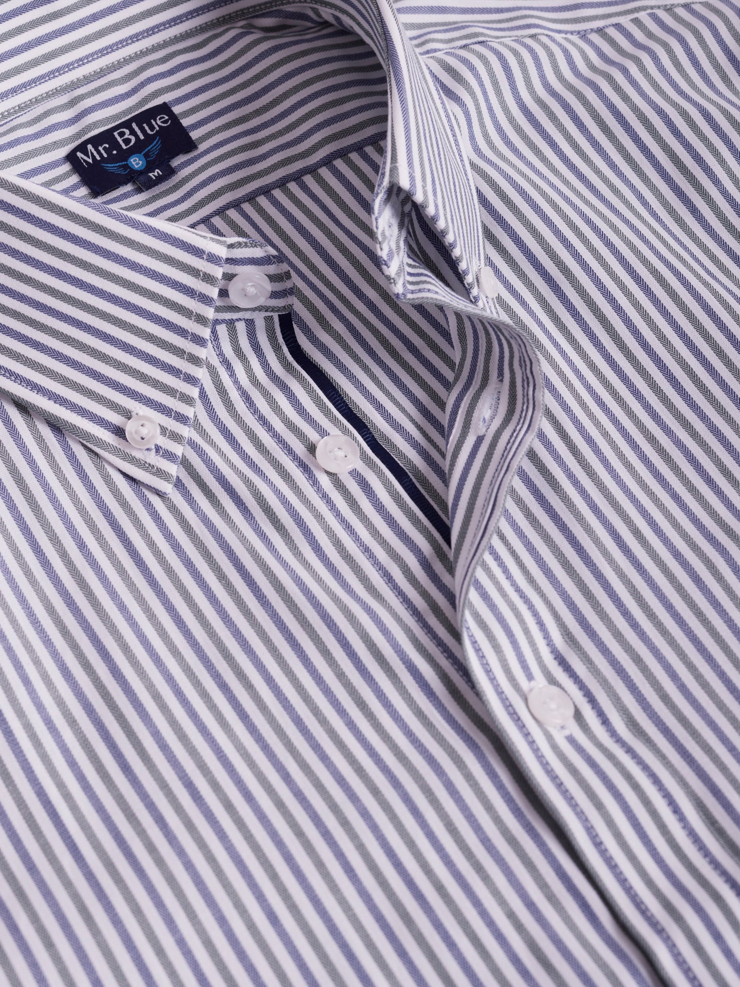 CAMISA MR AZUL REGULAR FIT. AZUL