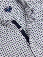 CAMISA ALGODÓN AZUL MANGA CORTA REGULAR FIT MR. AZUL