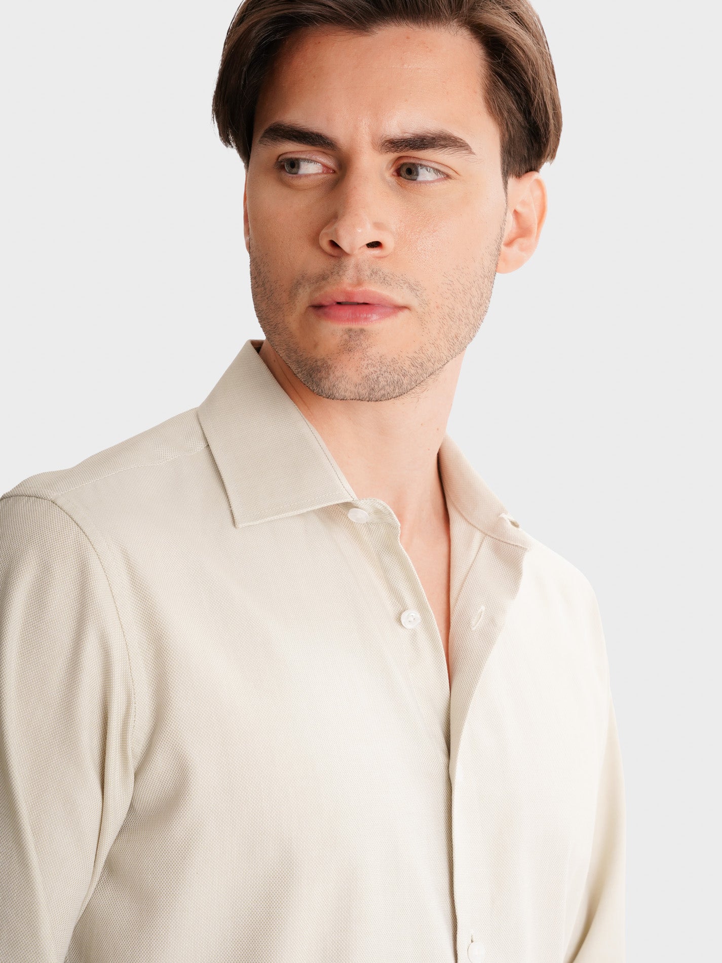 GREEN SLIM FIT MR SHIRT. BLUE