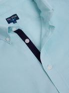 CAMISA ALGODÓN AZUL MANGA LARGA REGULAR FIT MR. AZUL