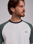 WHITE COTTON T-SHIRT SHORT SLEEVES REGULAR FIT MR. BLUE