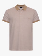 POLO CAMEL MANGA CORTA REGULAR FIT MR. AZUL