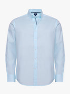 CAMISA ALGODÓN VERDE MANGA LARGA REGULAR FIT MR. AZUL