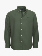 CAMISA LINO VERDE MANGA LARGA REGULAR FIT MR. AZUL