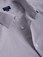CAMISA MR GRIS SLIM FIT. AZUL