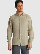 CAMISA SASTRERÍA MANGA LARGA VERDE MARK BELLUCCI