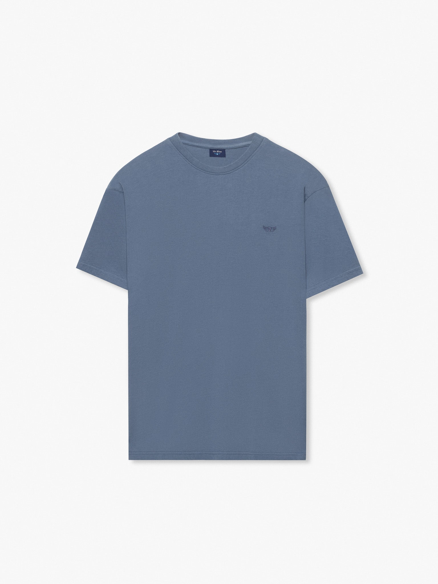 BLUE T-SHIRT SHORT SLEEVE REGULAR FIT MR. BLUE