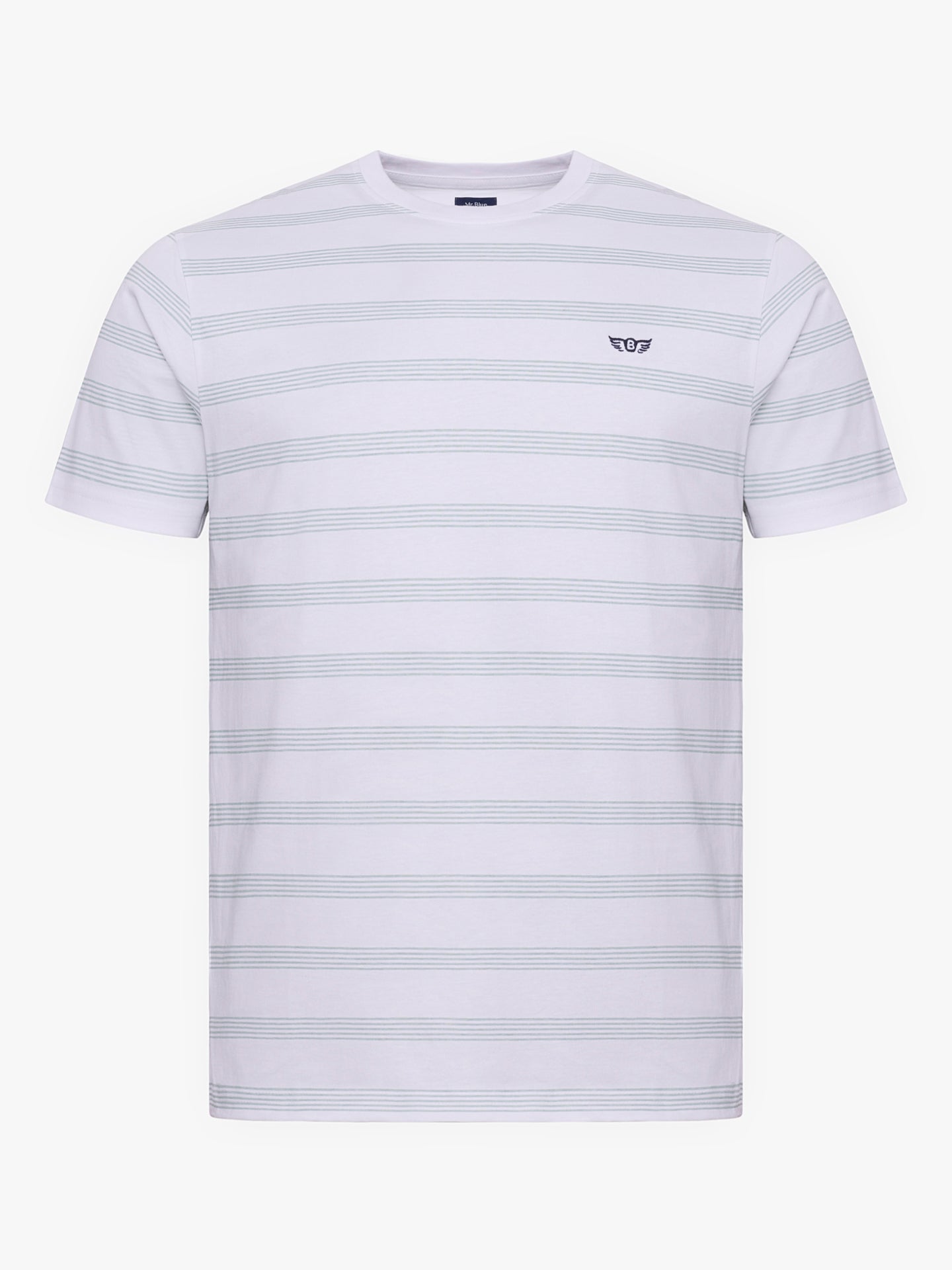 CAMISETA ALGODÓN VERDE MANGA CORTA REGULAR FIT MR. AZUL