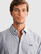 CAMISA MR AZUL REGULAR FIT. AZUL