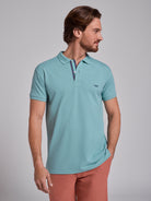 POLO VERDE MANGA CORTA REGULAR FIT MR. AZUL