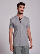 GRAY POLO SHORT SLEEVES REGULAR FIT MR. BLUE