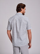 BLUE LINEN SHIRT SHORT SLEEVE REGULAR FIT MR. BLUE
