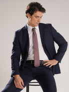 TRAJE AZUL MANGA LARGA REGULAR FIT MR. AZUL