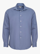 CAMISA AZUL MANGA COMPRIDA REGULAR FIT MARK BELLUCCI