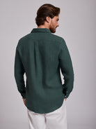 CAMISA SASTRERÍA MANGA LARGA VERDE MARK BELLUCCI