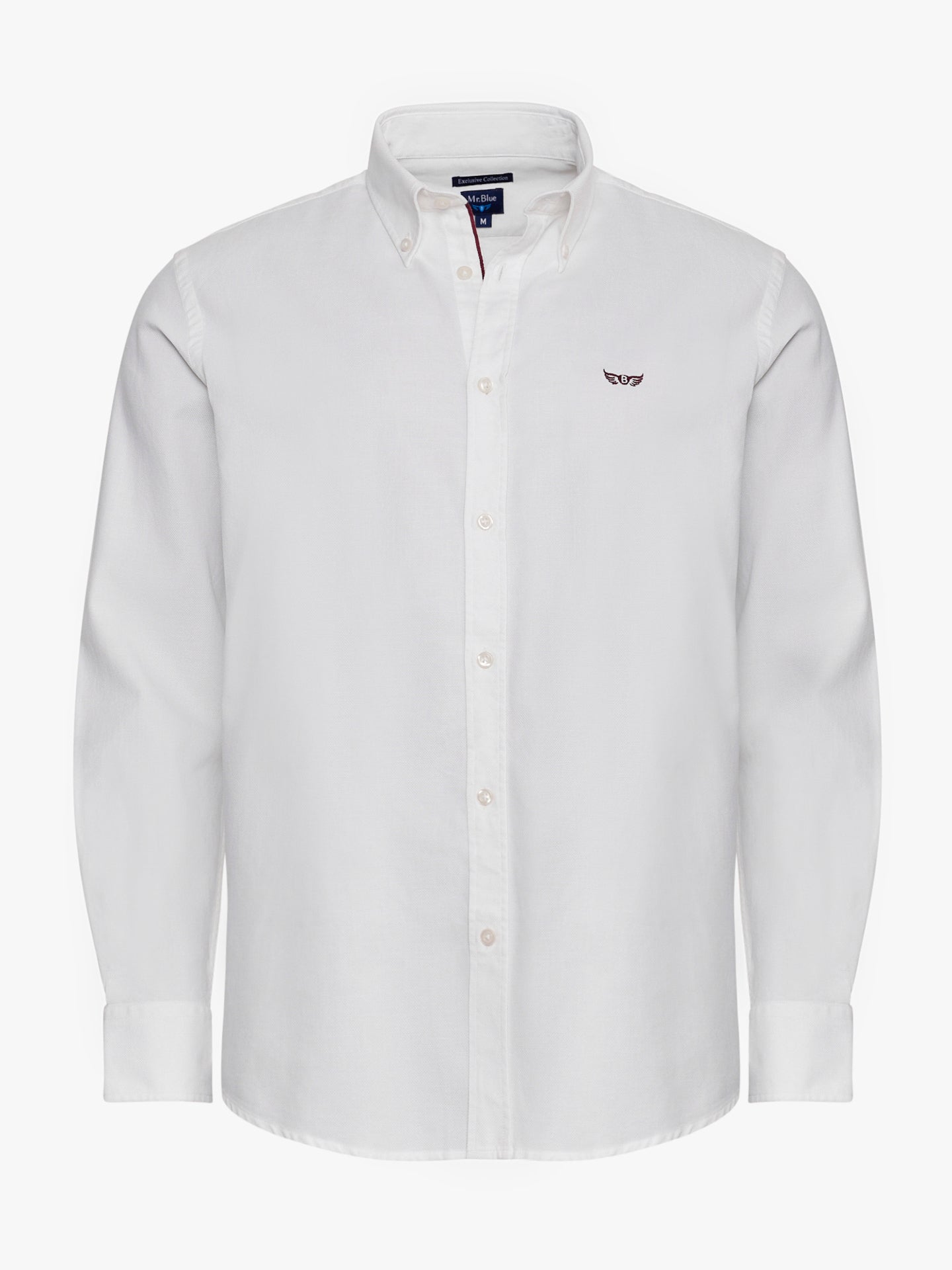 CAMISA MR BLANCA REGULAR FIT. AZUL