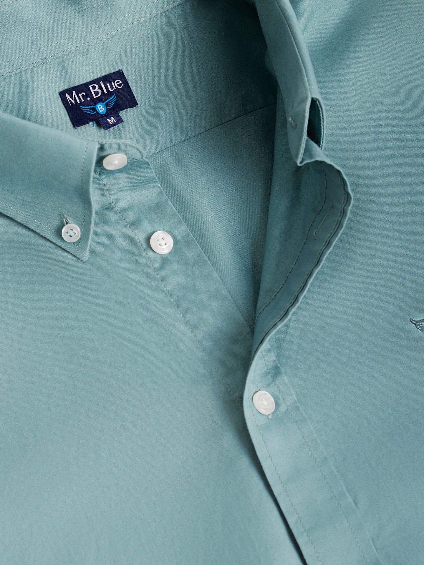 CAMISA MR VERDE REGULAR FIT. AZUL