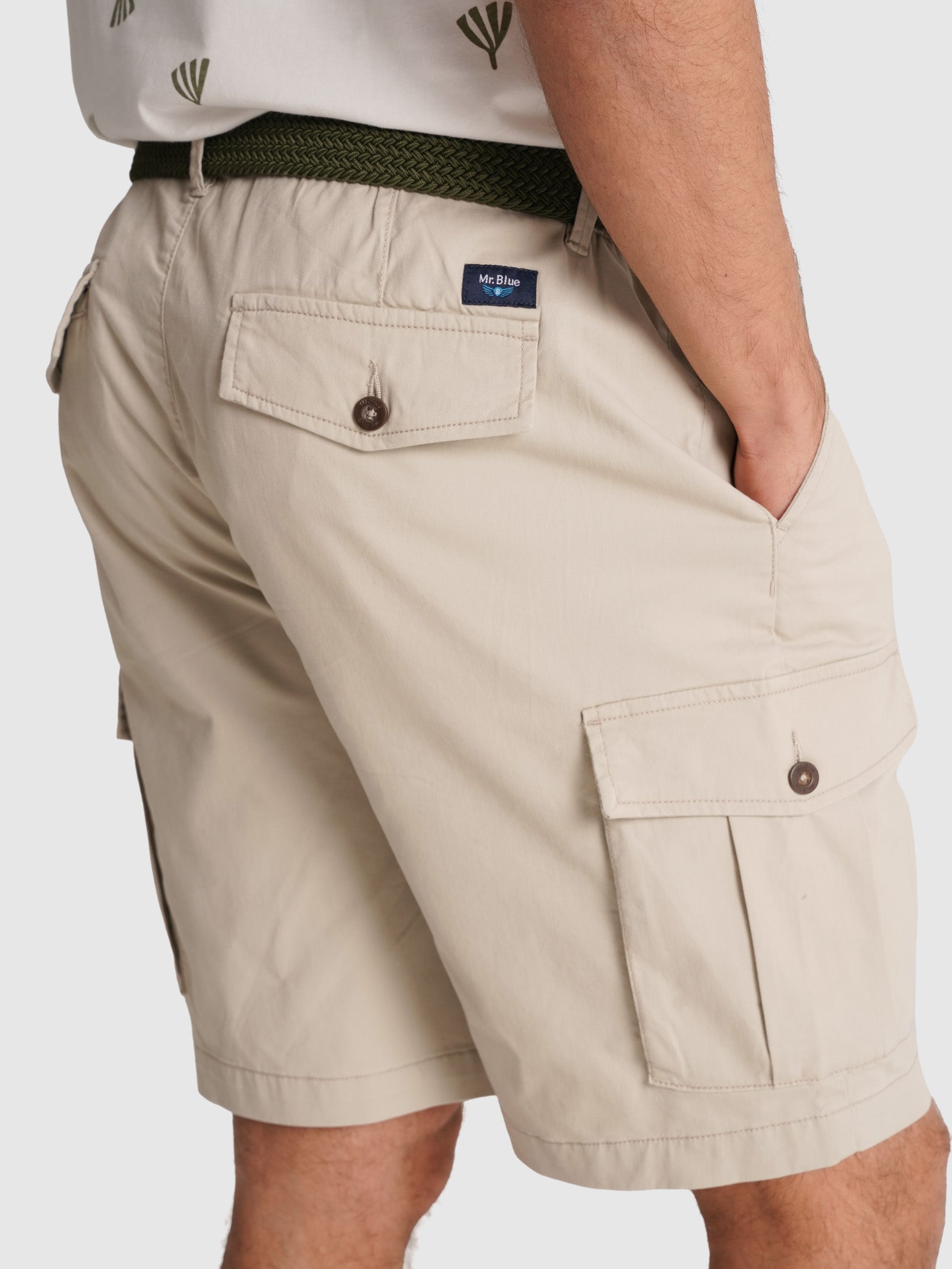 BERMUDA BEIGE REGULAR FIT MR. AZUL