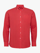 Mr. Blue Pink Linen Regular Fit Shirt