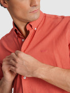 CAMISA MR ROSA MANGA LARGA REGULAR FIT. AZUL