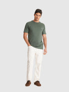 GREEN T-SHIRT SHORT SLEEVE REGULAR FIT MR. BLUE